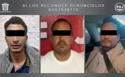 Detienen a tres hombres buscados en el Edomex