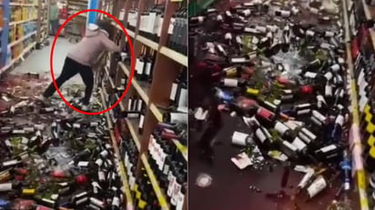 VIDEO: mujer estalla en ira tras ser despedida y destroza supermercado: Argentina 