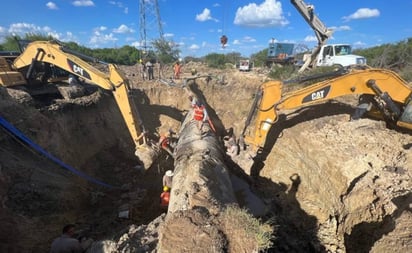 Fuga de agua en presa El Cuchillo quedó reparada: Samuel García