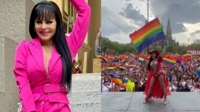 Maribel Guardia paralizó el Pride con body plateado de escote profundo 