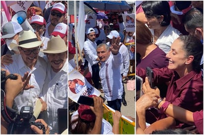 Morena realiza mitin en Coahuila