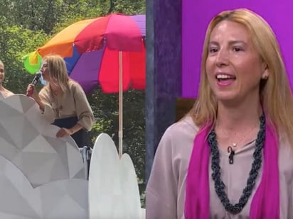 Mafe Walker es captada hablando idioma alienígena en la marcha LGBT+