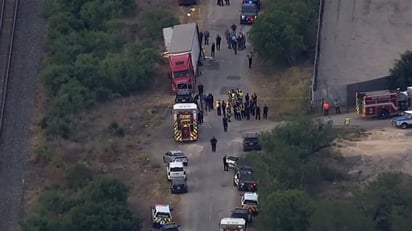 Tráiler que transportaba a migrantes en Texas era clonado, reportan