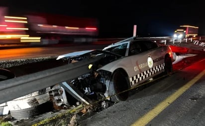 Se accidentan agentes de la Guardia Nacional en el Arco Norte; muere uno