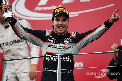 'Checo' Pérez, piloto del día en el Gran Premio de Gran Bretaña