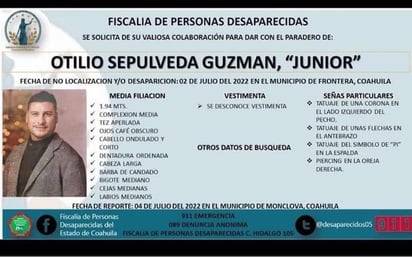 'Junior no está desaparecido, huyó con nuestro dinero'