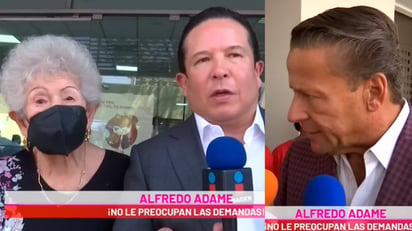 'Me vale ma...' Alfredo Adame habla sobre demanda de Gustavo Adolfo