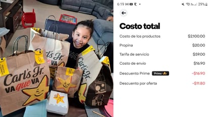 Por error, una niña pide 2 mil pesos en hamburguesas: Tampico, Tamaulipas