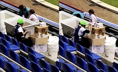 Puebla niega que reciclen vasos en el estadio Cuauhtémoc