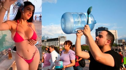 Ante sequía en Nuevo León, Karely Ruíz “desperdicia” agua de una forma muy sexy