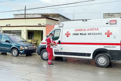 Ama de casa sufre descarga