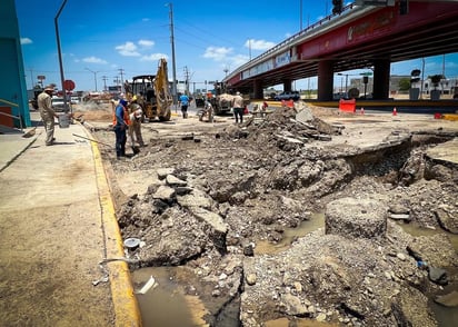 Repara SIMAS fuga de agua en Román Cepeda de Piedras Negras