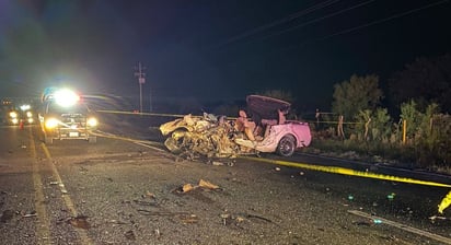 Dos personas sin vida deja fatal accidente en 5 manantiales