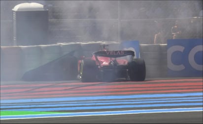 El desesperado grito de Charles Leclerc tras abandonar la carrera