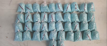 Delincuente con 42 mil pastillas de fentanilo es detenido en Coahuila: Coahuila