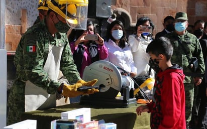 Módulo de canje de armas, se instala en Cuatrocienegas