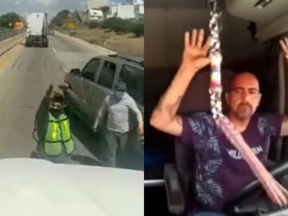 Hombres armados interceptan tráiler en carretera de Querétaro