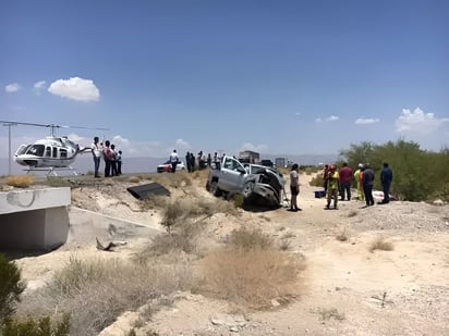 Una mujer muere en volcadura en Ciénegas