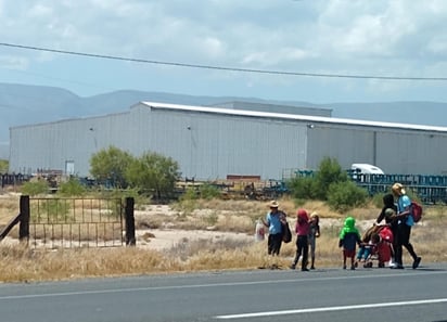 Baja afluencia de caravanas de migrantes a pie