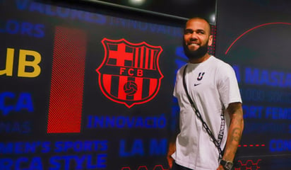 El enorme recibimiento del FC Barcelona para Dani Alves