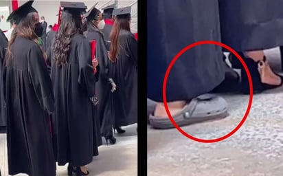 Asiste en 'chanclas' a su graduación e internautas la defienden: A través de TikTok, donde se viralizó la historia de la joven que asistió a su ceremonia de graduación con el calzado poco usual