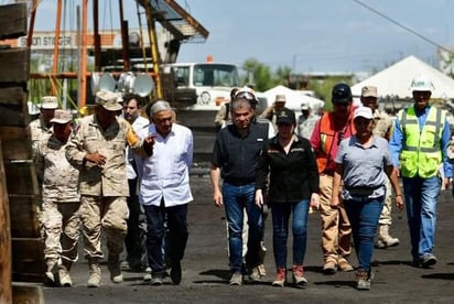 Alistan inmersión de buzos para rescate de mineros