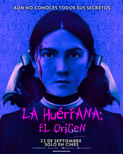 'La Huérfana: el origen' póster oficial a nada de su estreno: 'La historia tiene un giro'