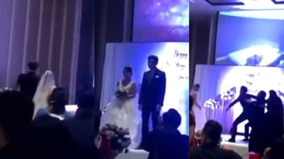 VIRAL: Exhiben a novia en boda mostrando video de ella teniendo relaciones con otro hombre