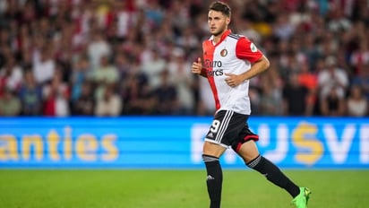 Santiago Giménez: debuto con el Feyenoord en la Eredivisie con un empate