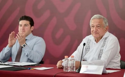 AMLO trae lluvia a Nuevo León, dice Samuel García y lo invita a que 'vaya más seguido'