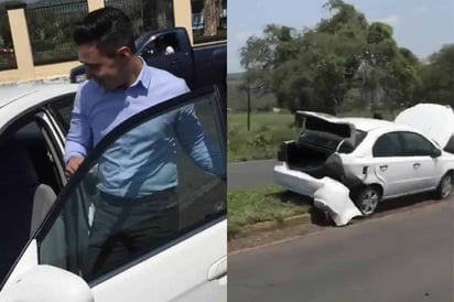 Recién graduado recibe un automóvil de regalo y lo choca a los 2 kilómetros