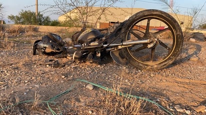 Motociclista derrapa y sufre graves lesiones