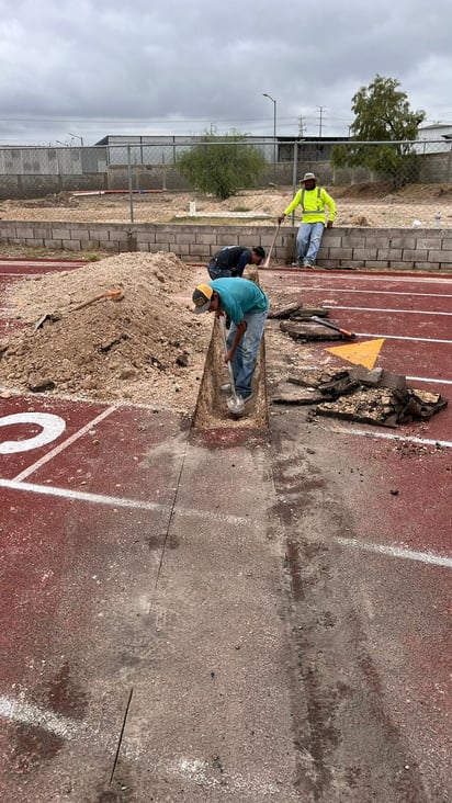 Obras de drenaje pluvial en cancha sintéticas