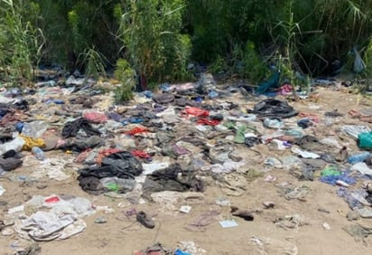 Indocumentados dejan mucha basura en su paso por ranchos de la Frontera con Texas