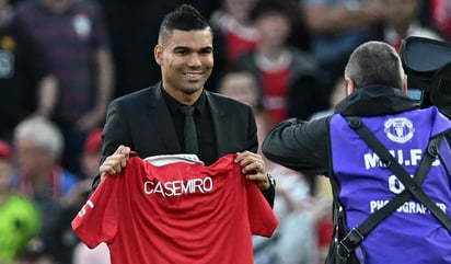 La espectacular presentación de Casemiro con el Manchester United