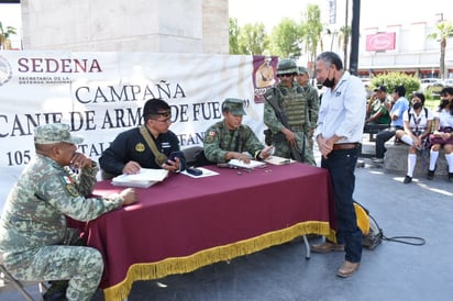 Sargento: Canje de armas de fuego evitaría tragedias en los hogares