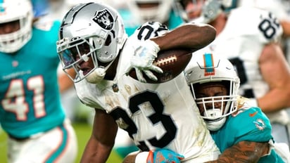 Raiders: Kenyan Drake sería cortado por el equipo