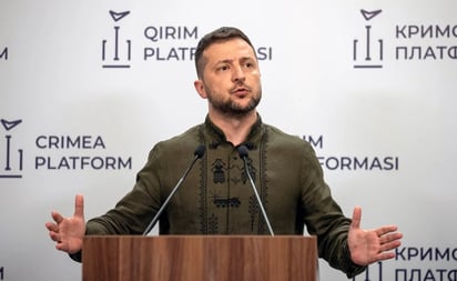 Ucrania 'luchará hasta el final', promete Volodimir Zelensky al cumplirse seis meses de guerra con Rusia