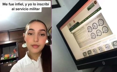  'Nos vemos en el infierno', Mujer inscribe a su novio al servicio militar