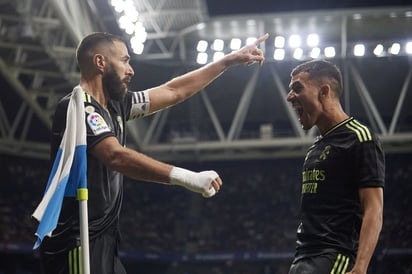 Benzema lleva partido a la cima, Madrid gana 3-1 al Espanyol 