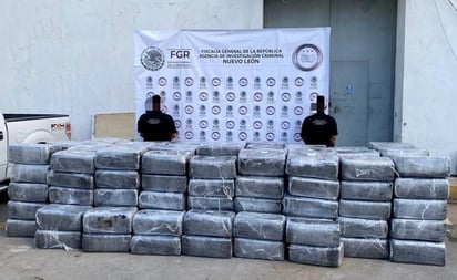 Aseguran más de dos toneladas de marihuana en Cadereyta Nuevo León