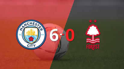 Nottingham Forest no opuso resistencia y fue goleado por Manchester City con hat-trick de Erling Haaland