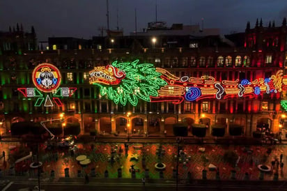 Doce mil focos iluminarán el Zócalo de CDMX en tradicional alumbrado