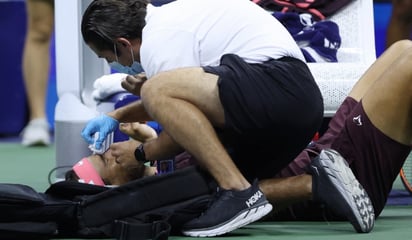 ¡Brutal! El golpazo que pudo dejar a Nadal fuera del US Open