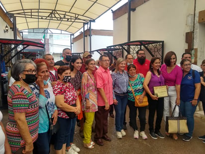 Alcaldesa asistió a la inauguración de techo en Mercado Zaragoza