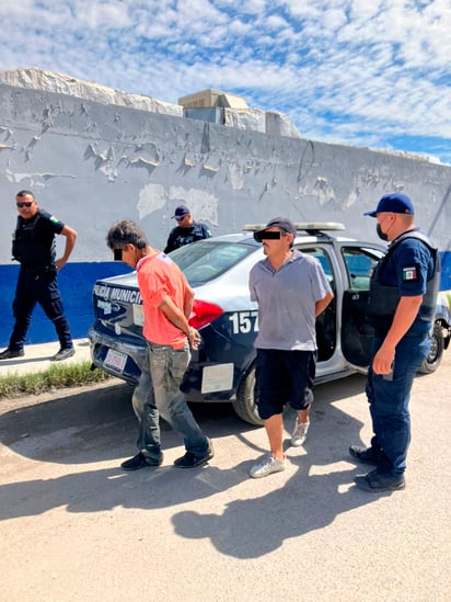 Elementos Preventivos arrestaron a dos hombres por escandalosos