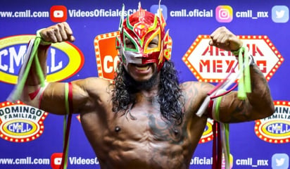 Dragón Rojo Jr. resurgió de su retiro obligado por una lesión para apostar su máscara en el CMLL