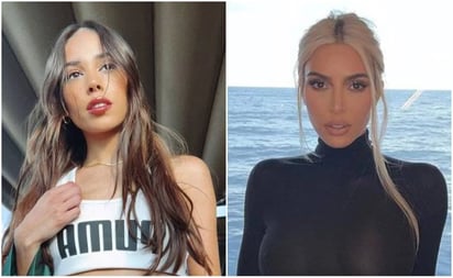 Danna Paola posa con Kim Kardashian y sorprende a sus fans