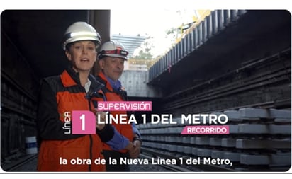 Sheinbaum estima que primer tramo de Línea 1 del Metro se ponga en marcha en febrero de 2023