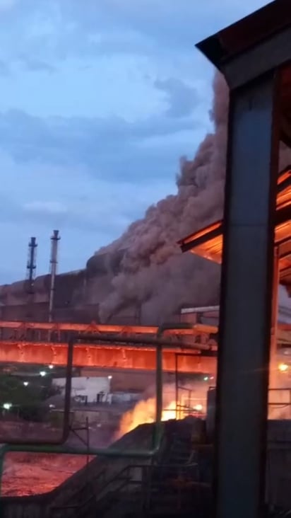 Obreros heridos tras explosión en AHMSA 2